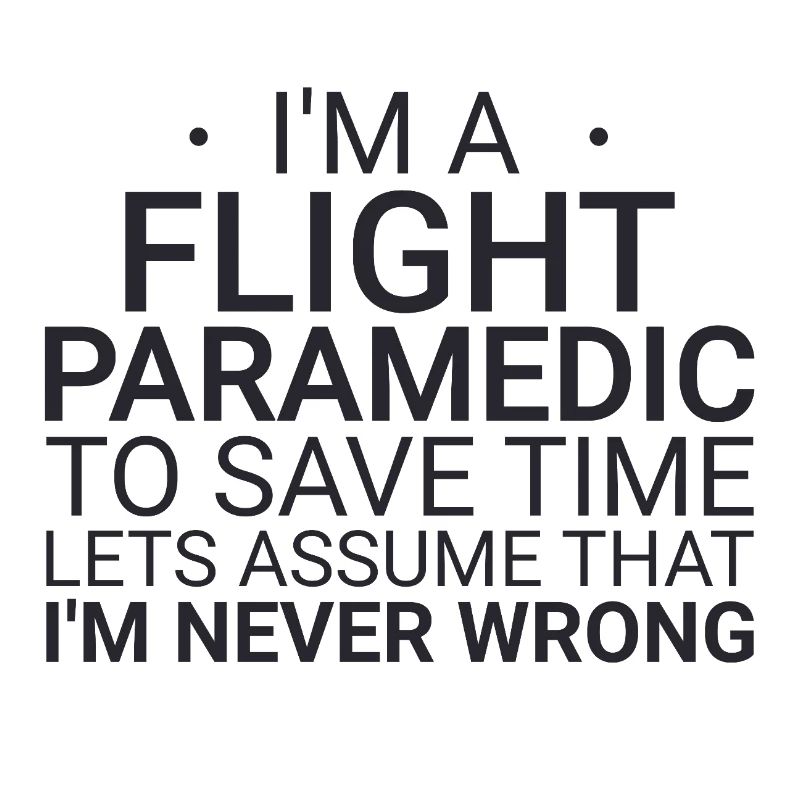Flight Paramedic Never Wrong Luftrettung