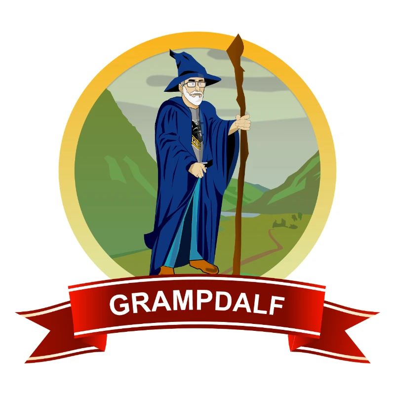 Grampdalf Wizard Crest