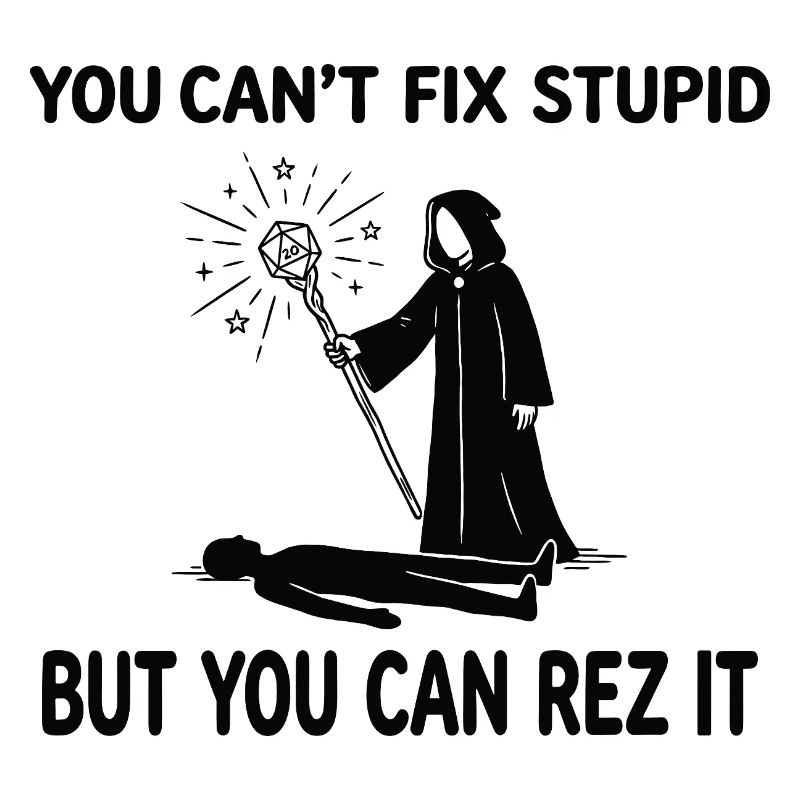 Tu ne peux pas réparer la stupidité – Conception de guérisseur de magicien