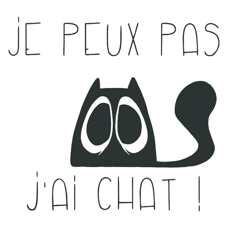 Je peux pas j'ai chat triste