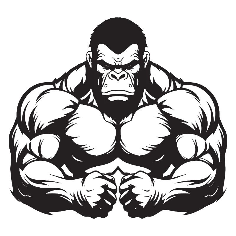 Muscles gorilles