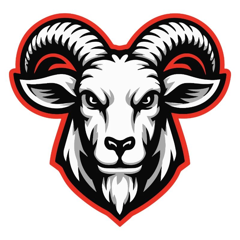 Bold Goat Head Emblem