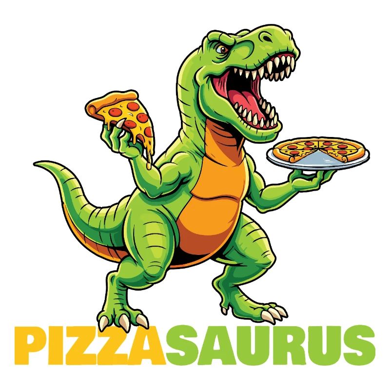 Pizzasaurus Dinosaur Pizza Lover Funny 