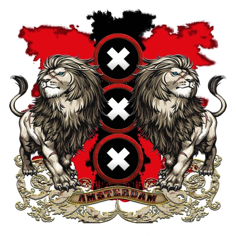 Amsterdam-Wappen 2018 weiß