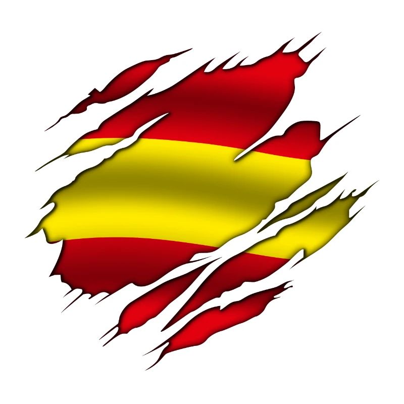 Spanien - Spanien - Spanien - Zerrissenes Design