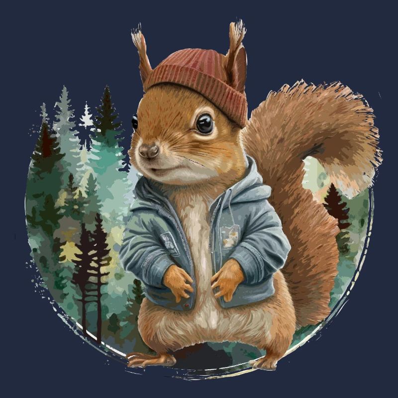 Écureuil mignon