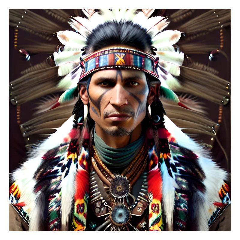 Native American Tribe Chieftain