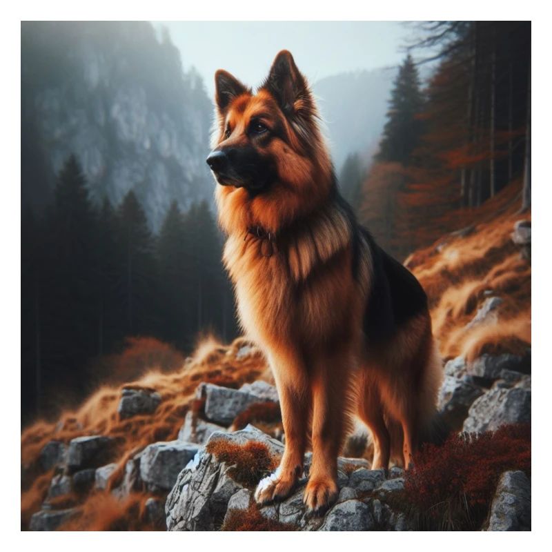 Deutscher Schäferhund Kunst