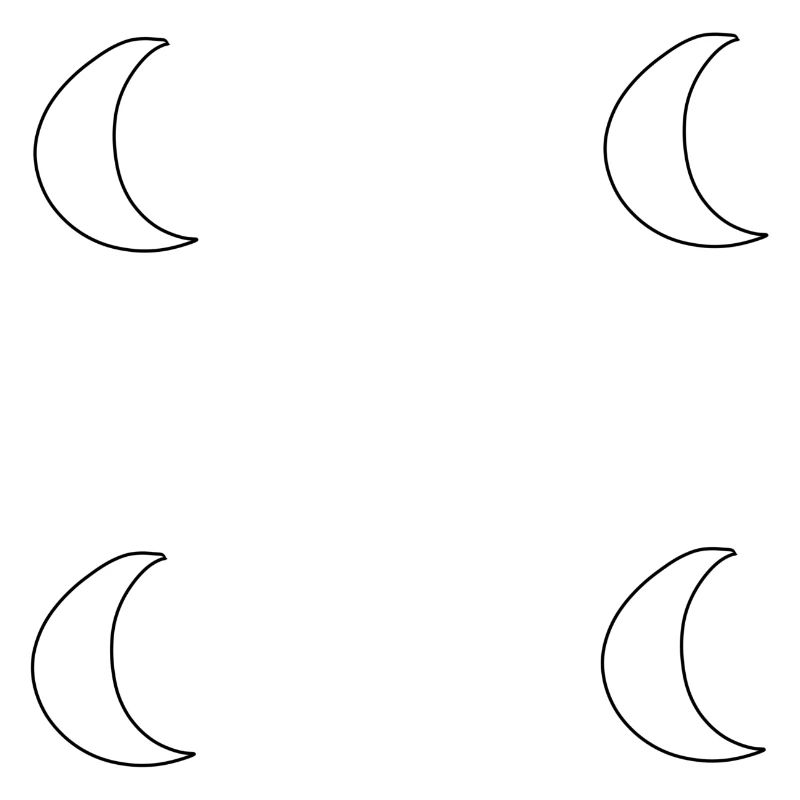 Moon Four Moons Planet Symbol