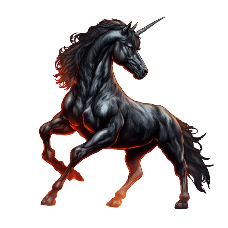 Das mächtige schwarze Einhorn