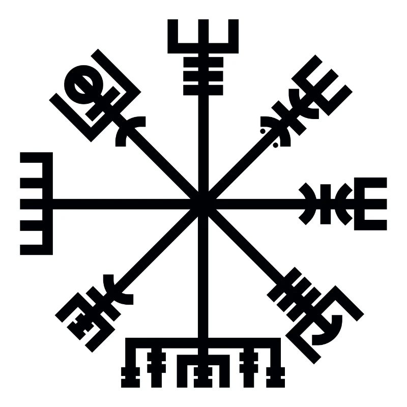 Vegvisir schwarz