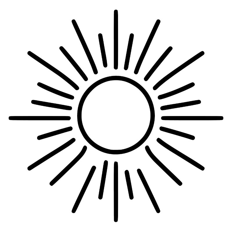 stylized sun