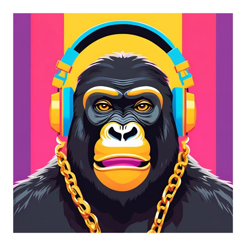 Gorilla, Primat, Affe