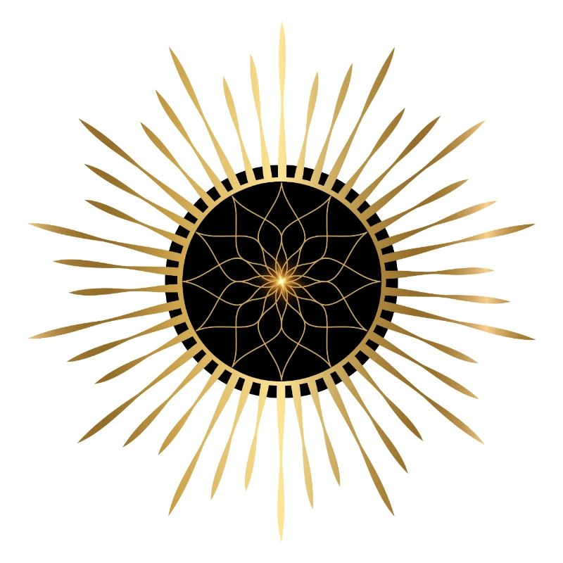 Strahlendes Mandala