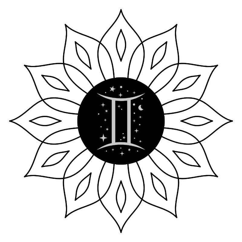 Zwillinge Kosmisch Elegant