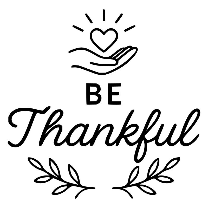 Sei dankbar