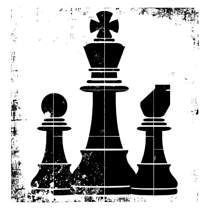 Dessin de pièces d’échecs