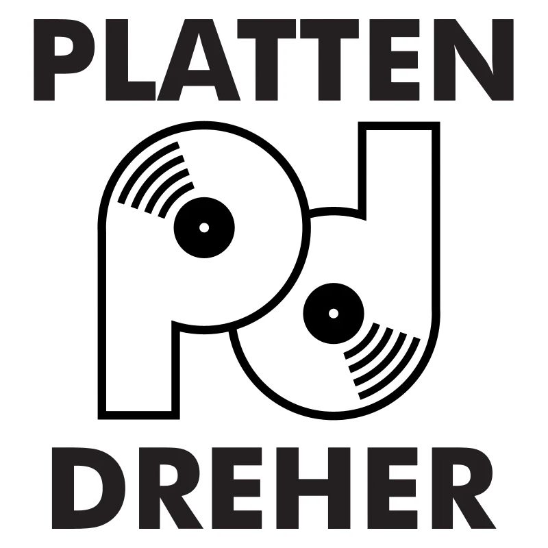 Plate turner logo with lettering