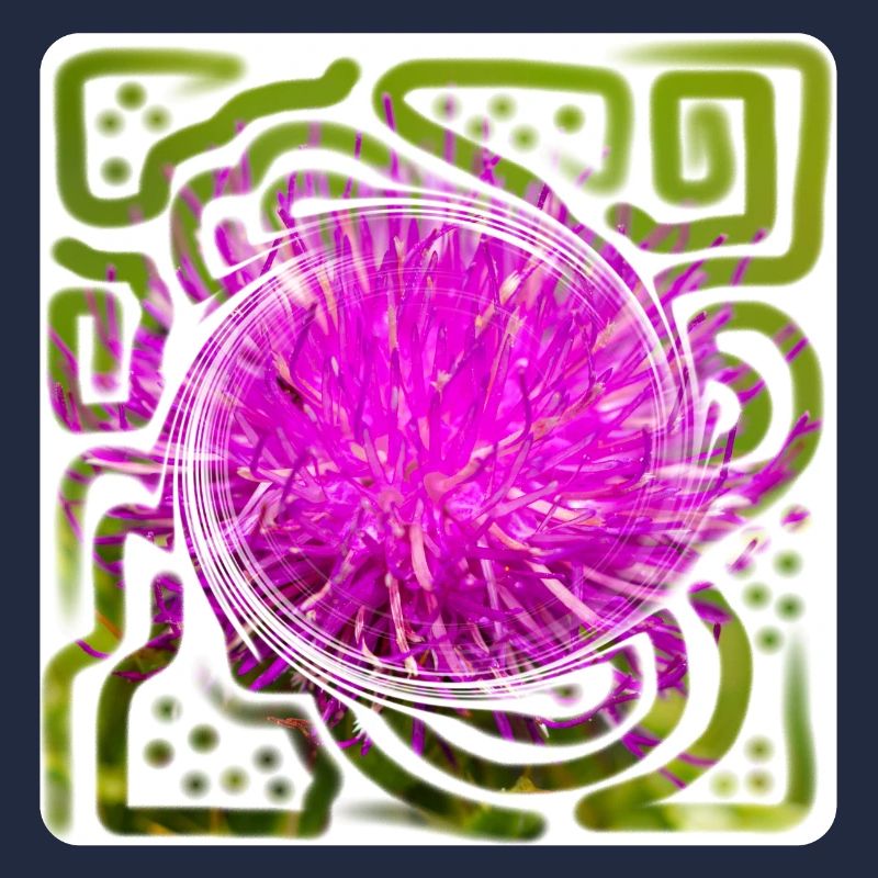 Chardon Fleur Abstrait