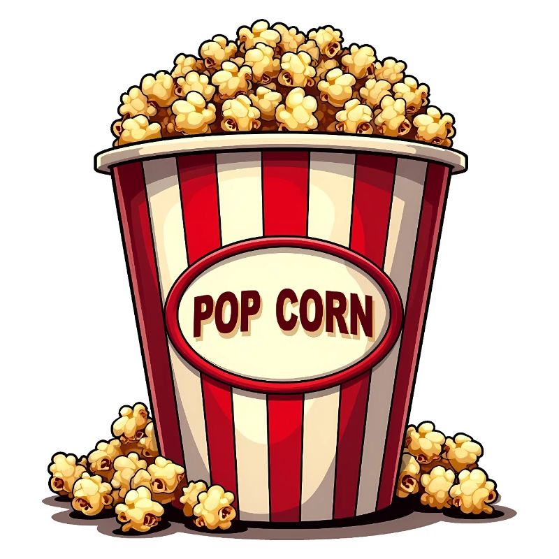 Carnaval costumé de pop-corn