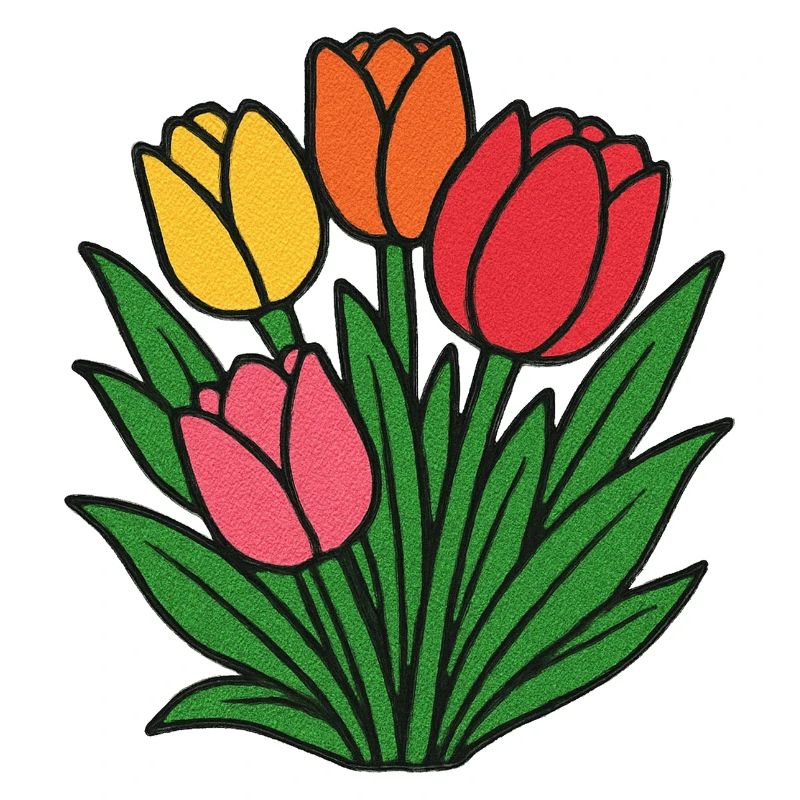 Tulip Patch Blüte