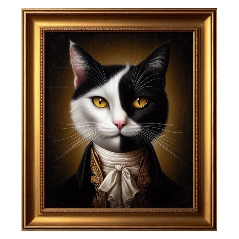 Porträt einer selbstbewussten Katze