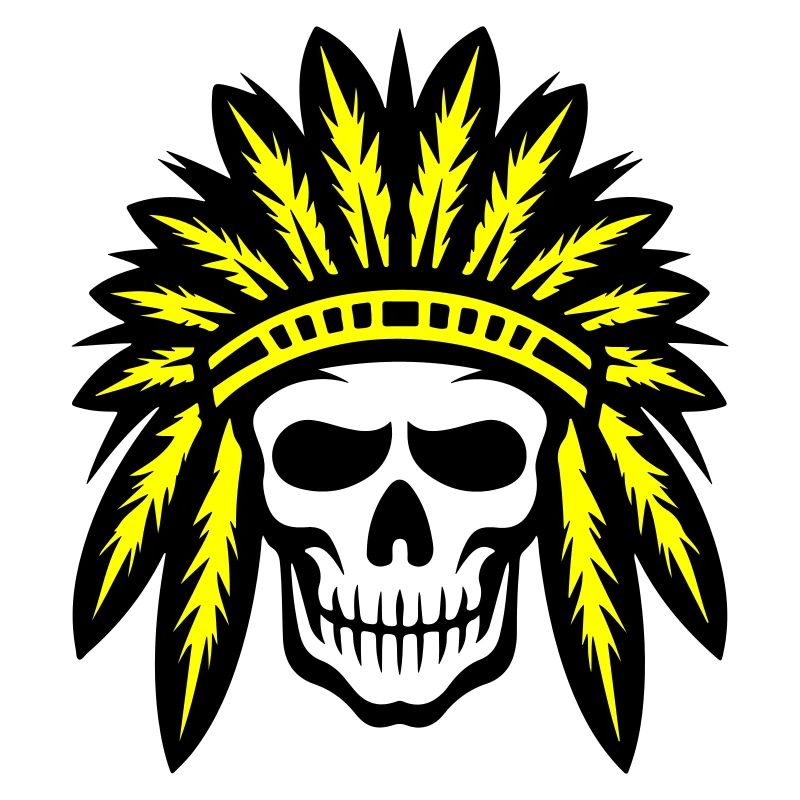 Crâne de chef indien apache