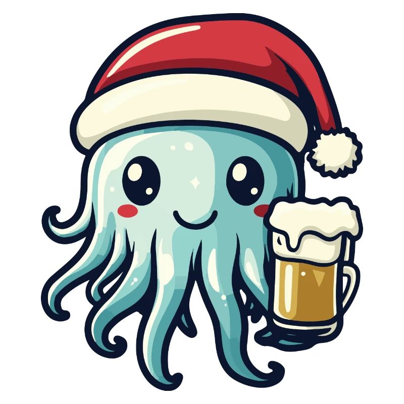 Méduse Bière de Noël Drôle