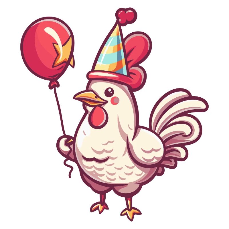 Hahn Geburtstag Comic