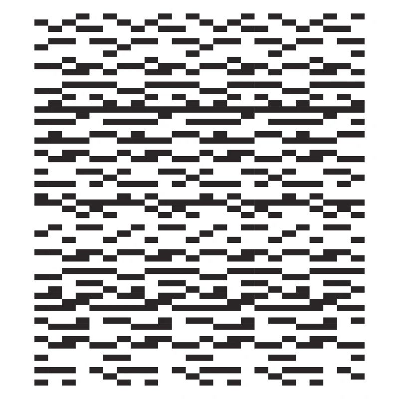 Noir Stripe pixeliges Glitch Grid