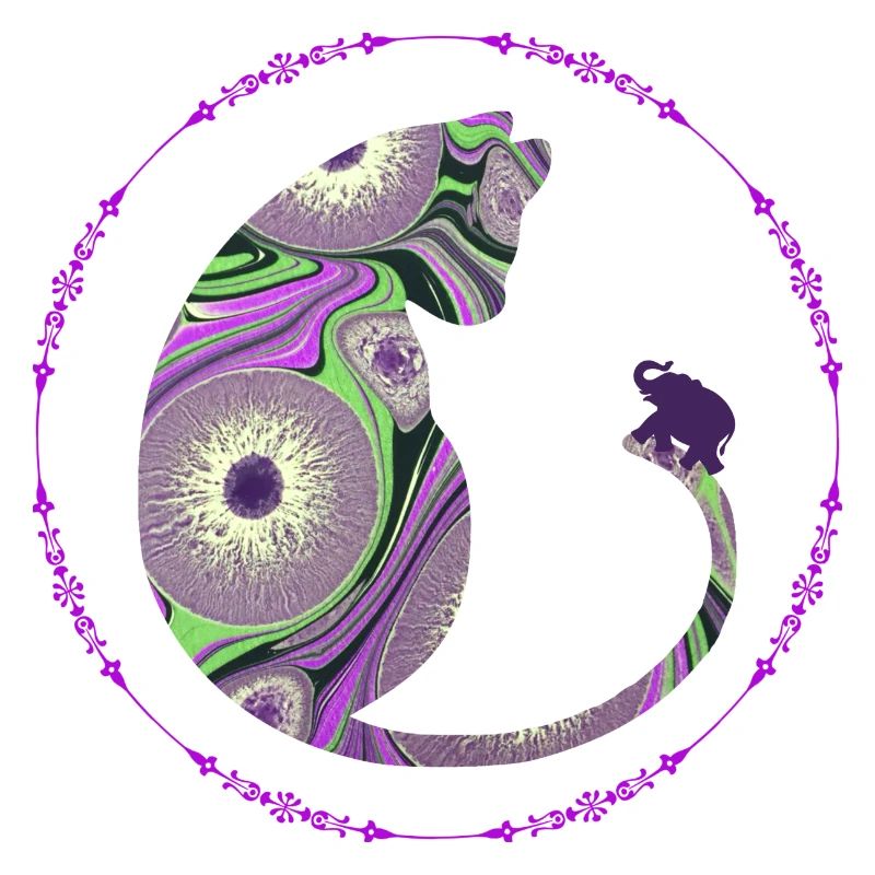 katze mit elefant e 239