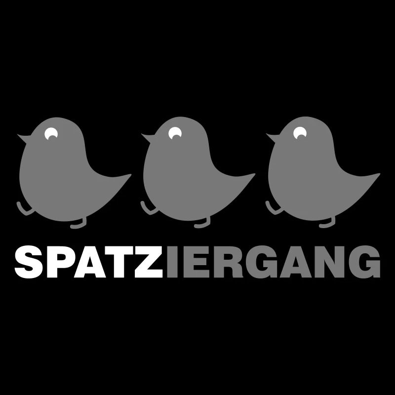 Spatzen spazieren