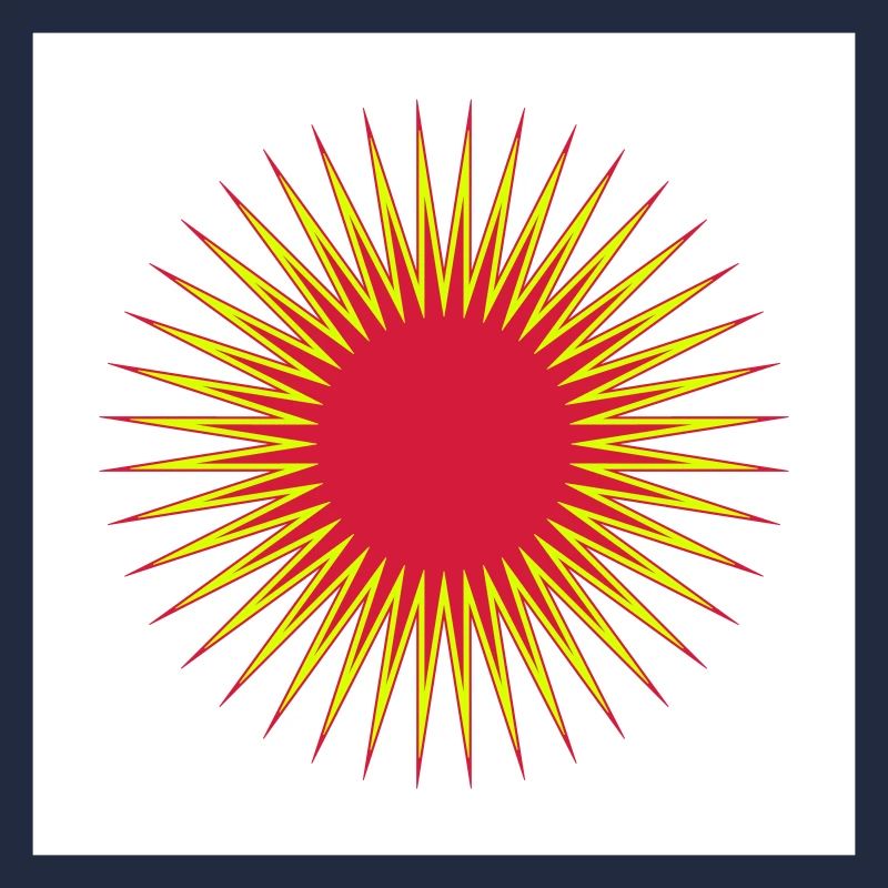 Explosion de vente rouge et jaune