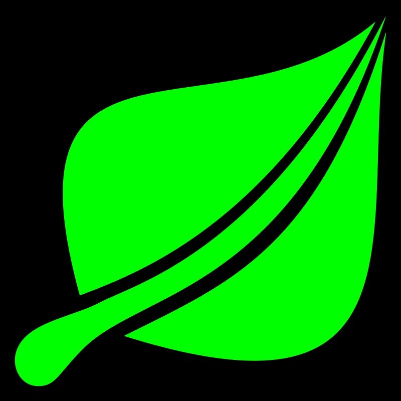 Feuille symbole écologique feuilles arbre feuille vert