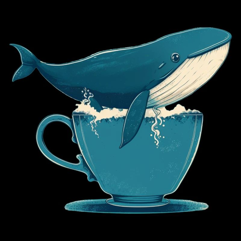 Whale in teacup