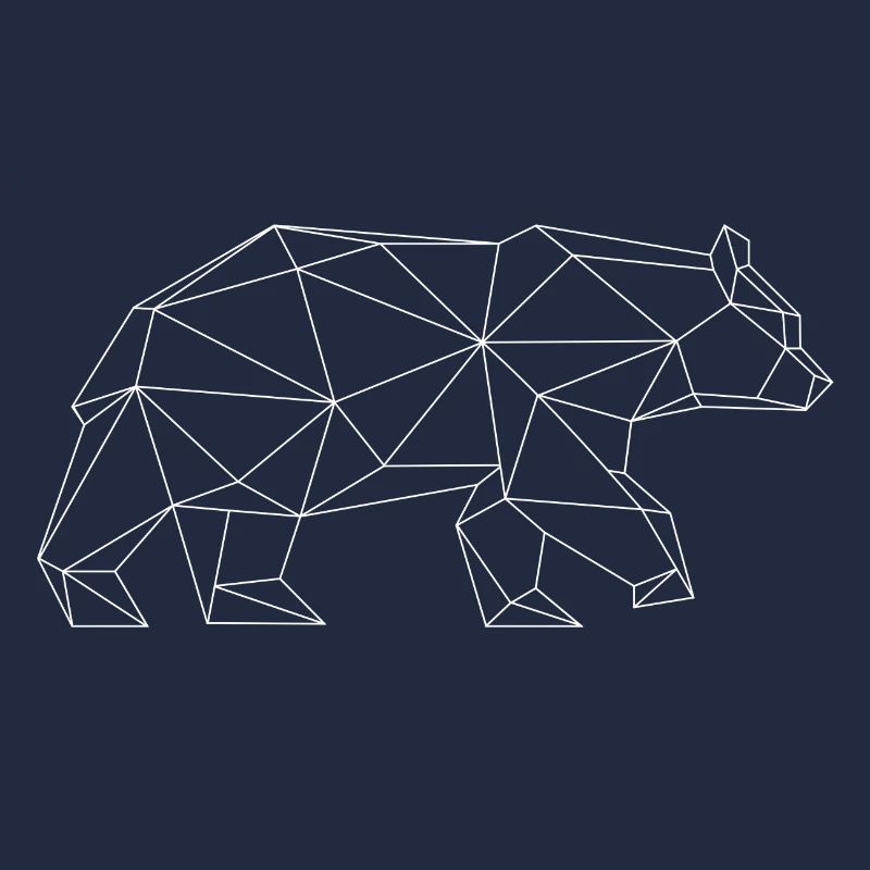 Ours grizzly design de l’ours (blanc)