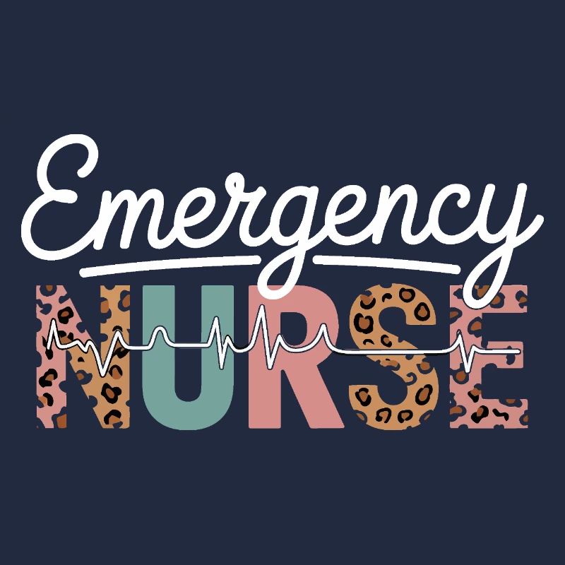 Emergency Nurse Leopard Print