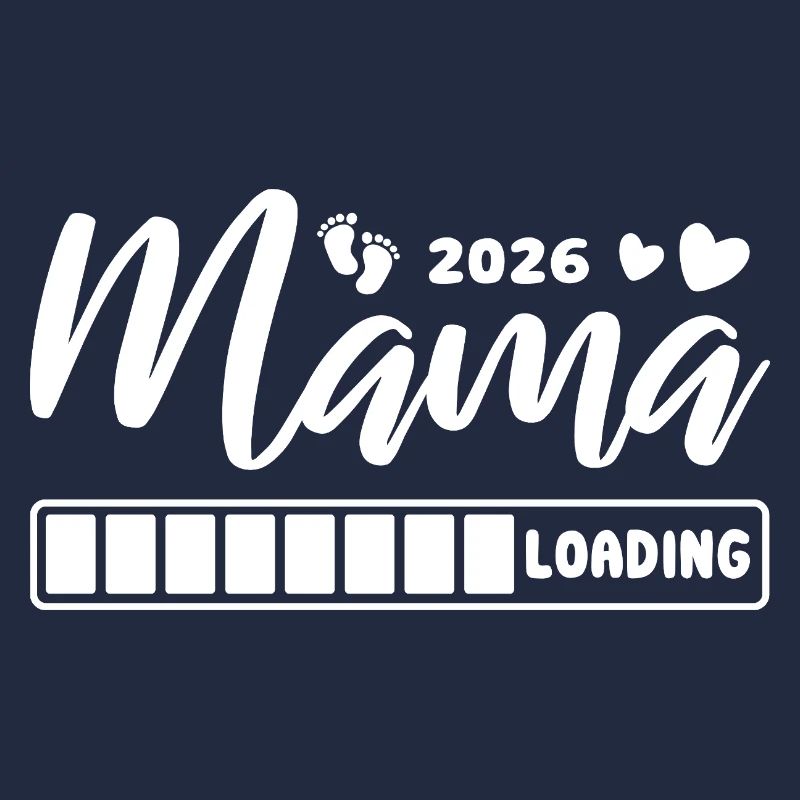 Mama 2026 loading - Schwangerschaft - Geschenk