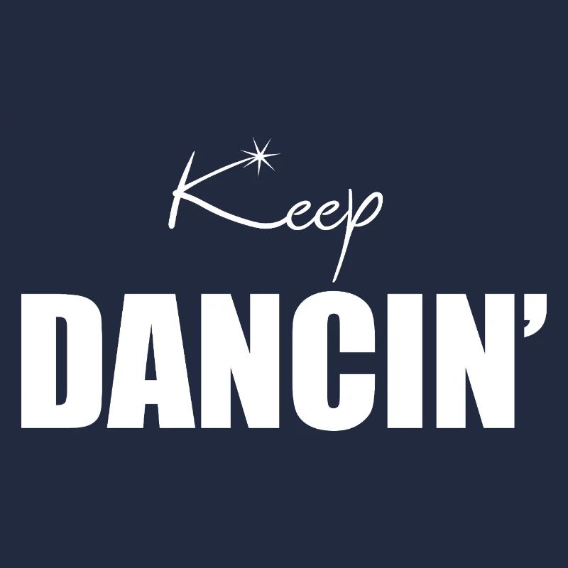 Cadeau de danseur rétro Keep Dancing & Professeur de danse en haut