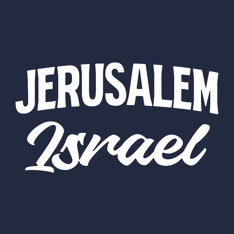 Jerusalem Israel Script Style