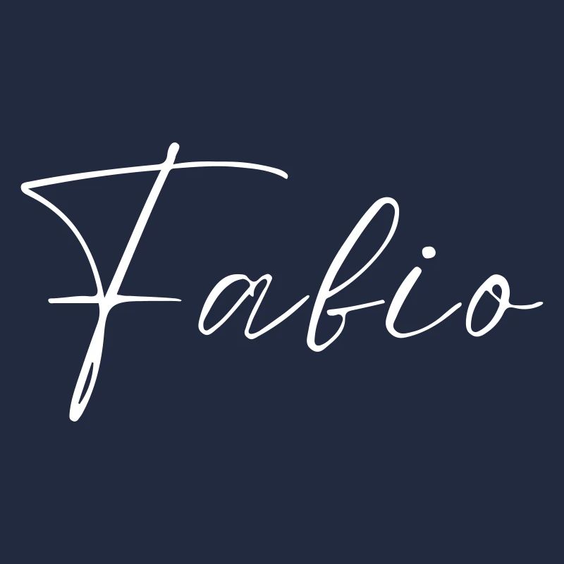 Fabio Name T-Shirt Gift for Men