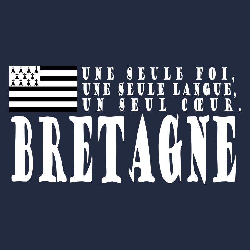 Idée cadeau Bretagne. Proverbe et drapeau Breton