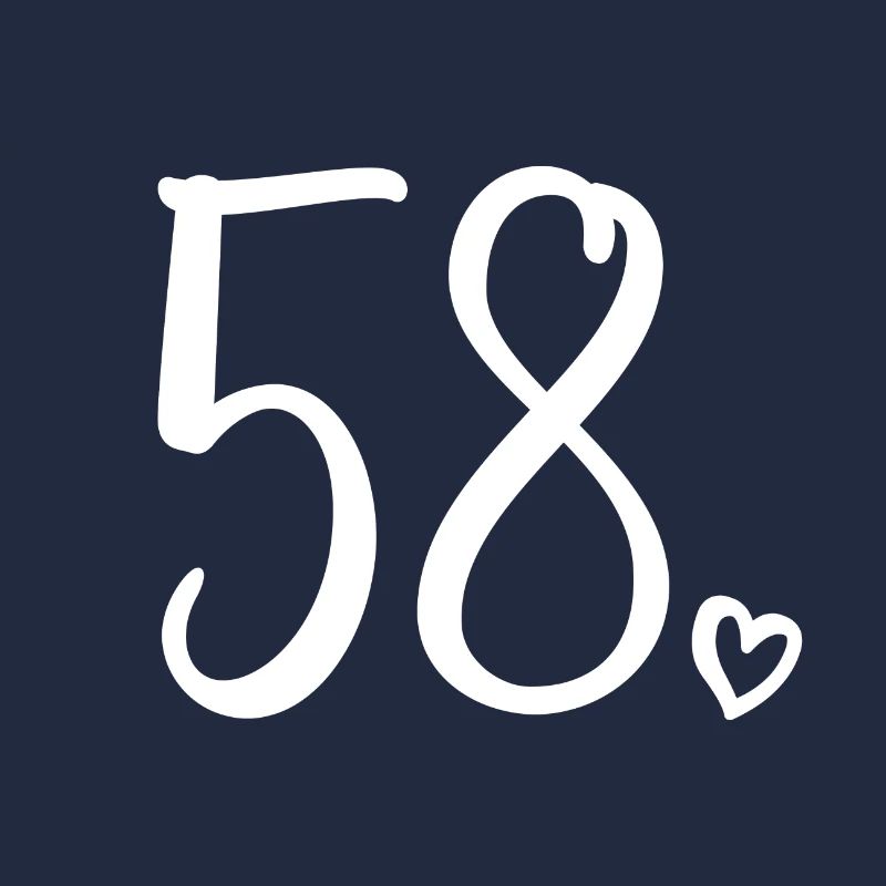 Mignon numéro 58, 58 ans, cadeau de 58e anniversaire