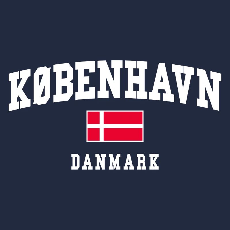 Drapeau du Danemark avec une arche en gras