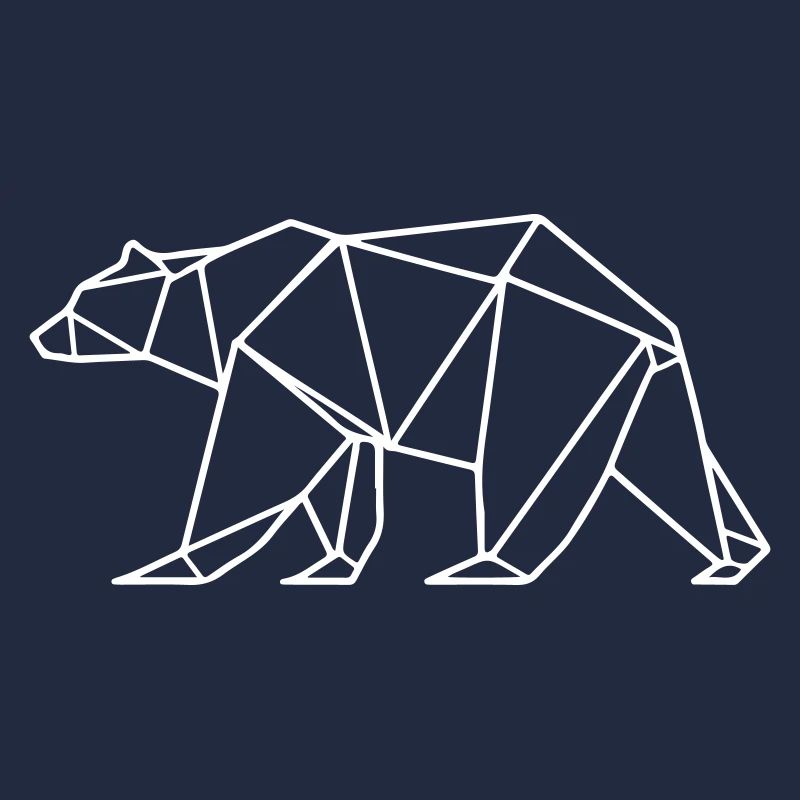 Bear Grizzly Polar Bear Polygon