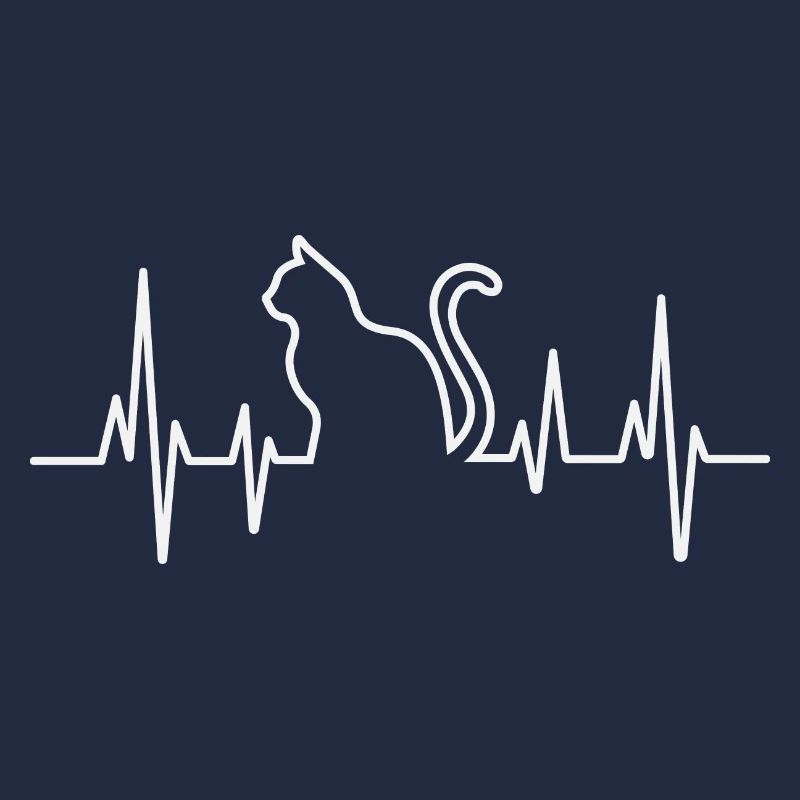 Katzenherz Pullover Design