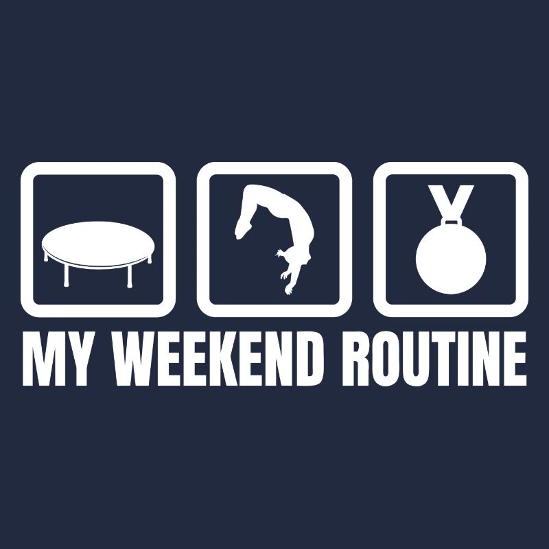 Trampolin Wochenendroutine