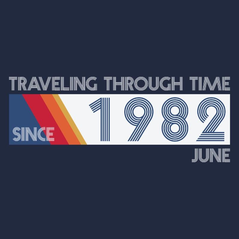 Funny Zeitreise Geburtstags Design Juni 1982