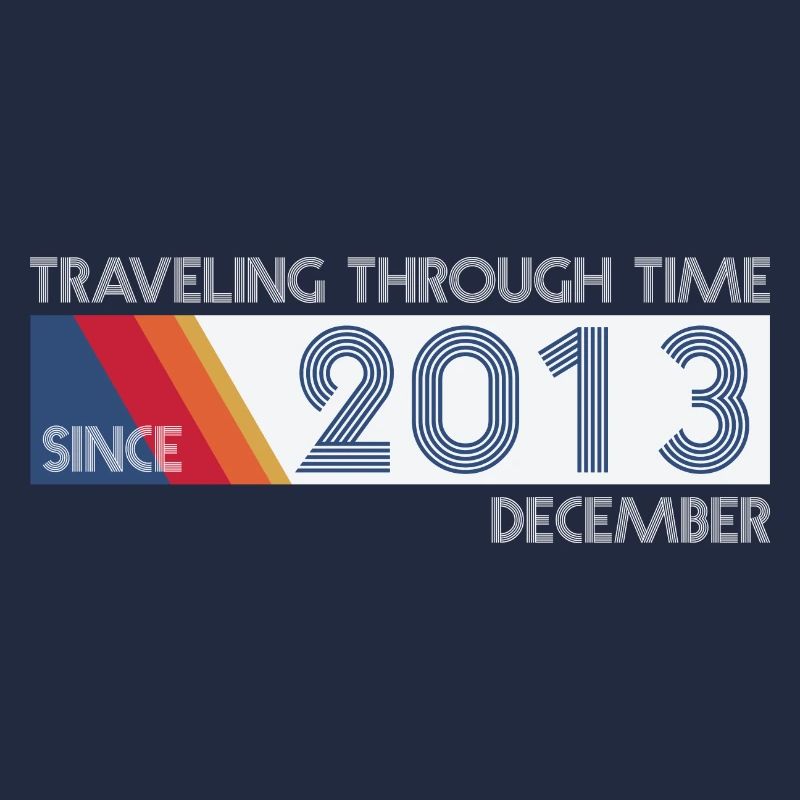 Funny Zeitreise Geburtstags Design December 2013