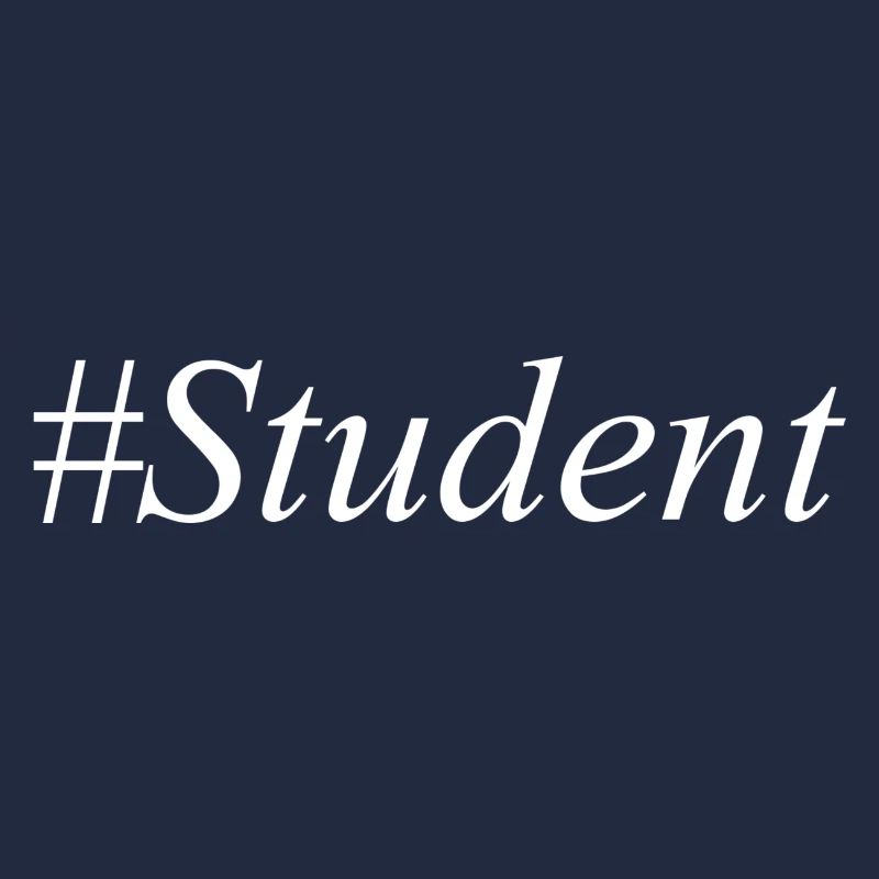 #Student Logo Weiß